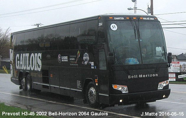 BUS/AUTOBUS: Prevost H3-45 2002 Bell-Horizon