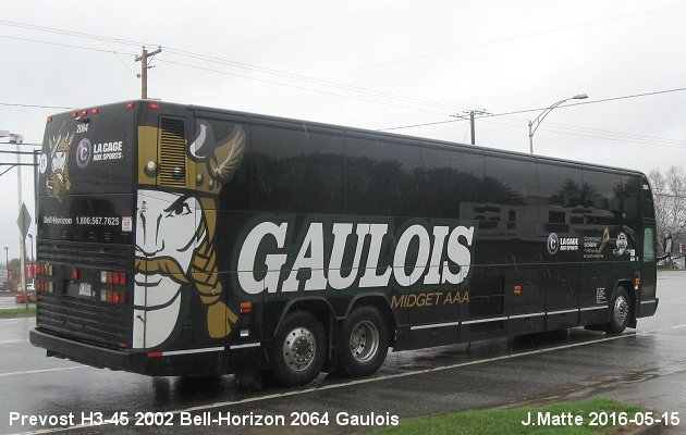 BUS/AUTOBUS: Prevost H3-45 2002 Bell-Horizon