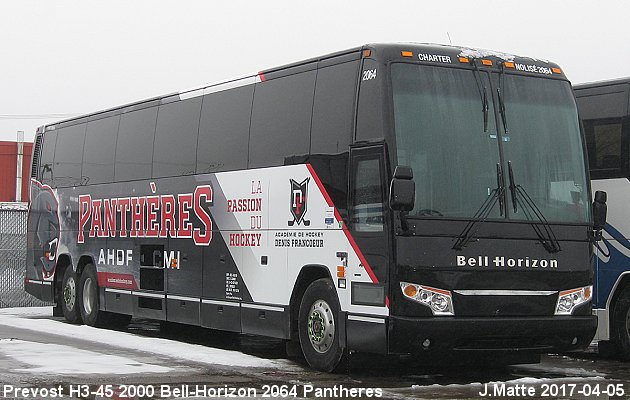 BUS/AUTOBUS: Prevost H3-45 2002 Bell-Horizon