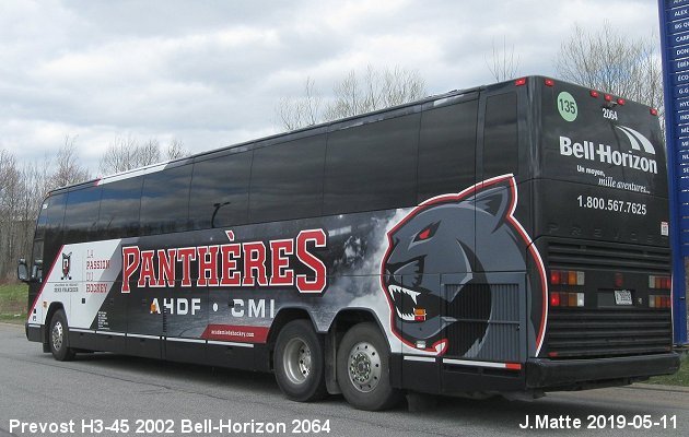 BUS/AUTOBUS: Prevost H3-45 2002 Bell-Horizon