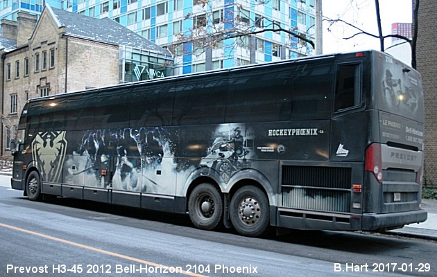 BUS/AUTOBUS: Prevost H3-45 2012 Bell-Horizon