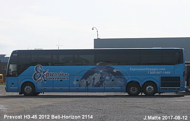 BUS/AUTOBUS: Prevost H3-45 2012 Bell-Horizon