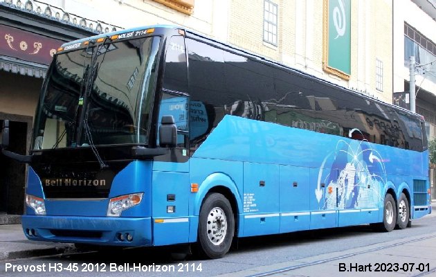 BUS/AUTOBUS: Prevost H3-45 2012 Bell-Horizon