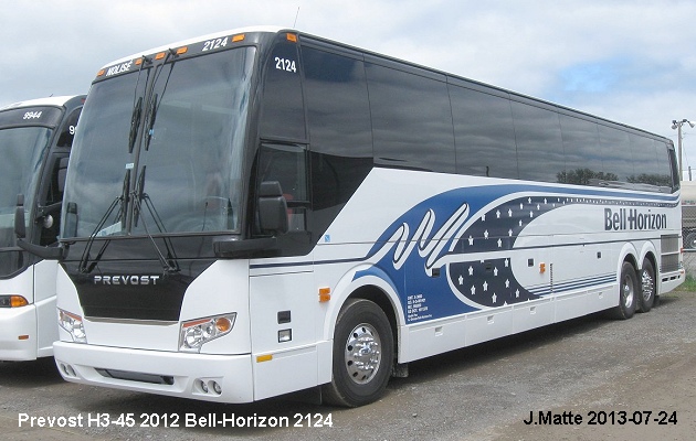BUS/AUTOBUS: Prevost H3-45 2012 Bell-Horizon
