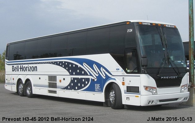 BUS/AUTOBUS: Prevost H3-45 2012 Bell-Horizon