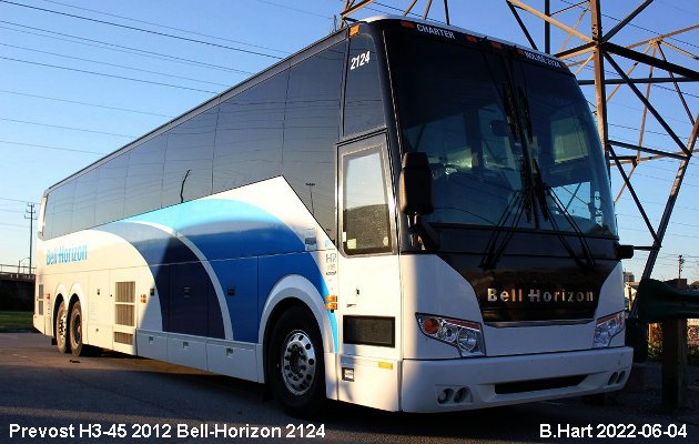 BUS/AUTOBUS: Prevost H3-45 2012 Bell-Horizon