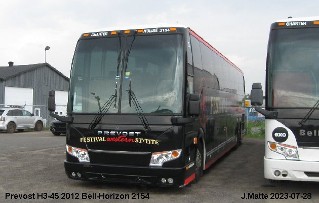 BUS/AUTOBUS: Prevost H3-45 2012 Bell-Horizon