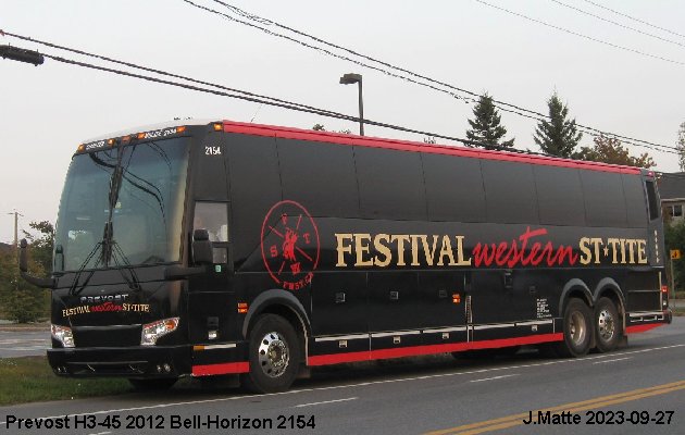 BUS/AUTOBUS: Prevost H3-45 2012 Bell-Horizon