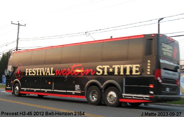 BUS/AUTOBUS: Prevost H3-45 2012 Bell-Horizon