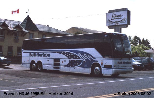 BUS/AUTOBUS: Prevost H3-45 1998 Bell-Horizon