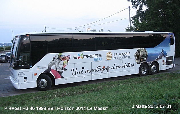 BUS/AUTOBUS: Prevost H3-45 1998 Bell-Horizon