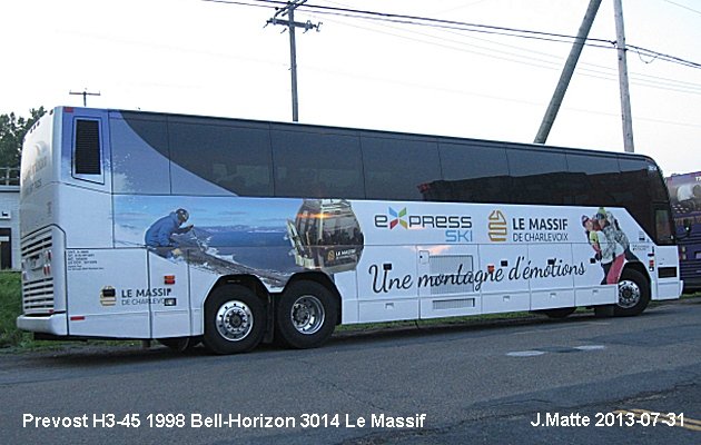 BUS/AUTOBUS: Prevost H3-45 1998 Bell-Horizon
