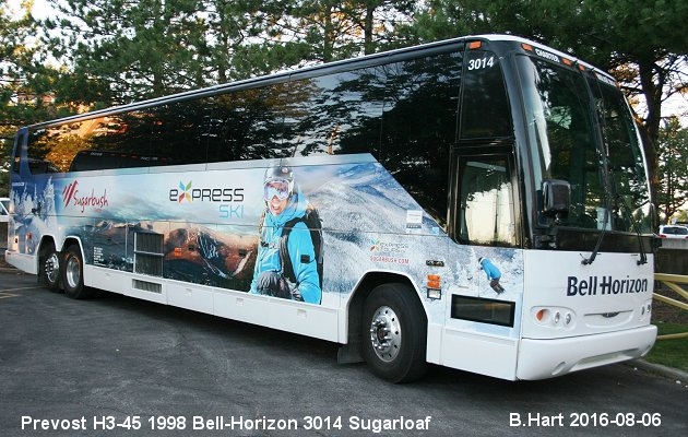BUS/AUTOBUS: Prevost H3-45 1998 Bell-Horizon