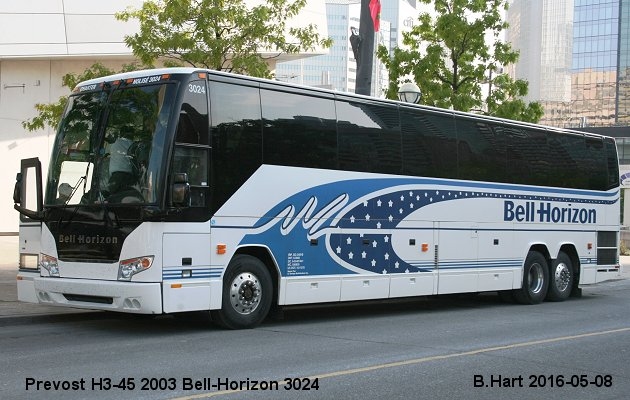 BUS/AUTOBUS: Prevost H3-45 2003 Bell-Horizon