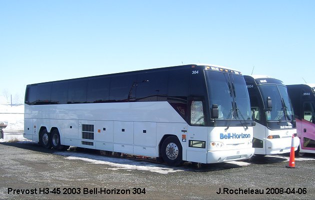 BUS/AUTOBUS: Prevost H3-45 2003 Bell-Horizon