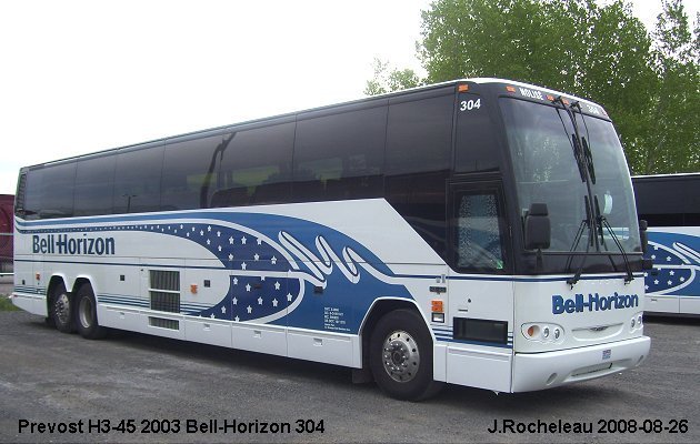 BUS/AUTOBUS: Prevost H3-45 2003 Bell-Horizon