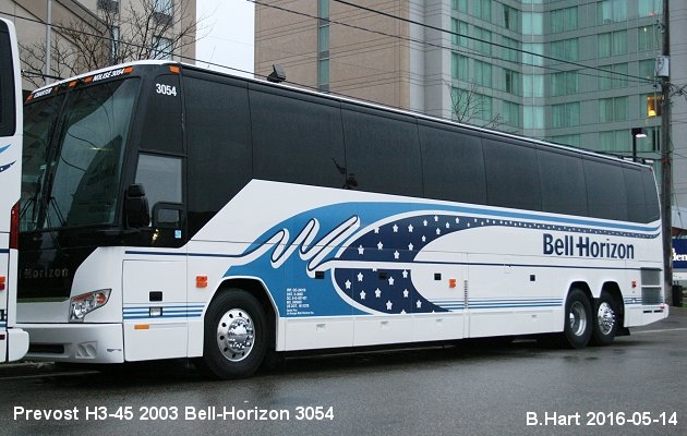 BUS/AUTOBUS: Prevost H3-45 2003 Bell-Horizon