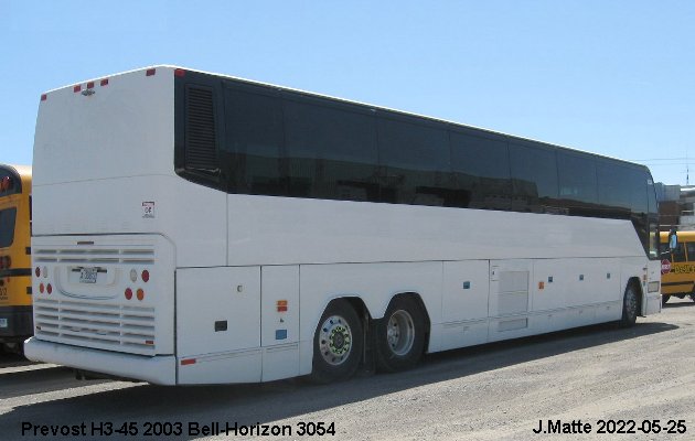 BUS/AUTOBUS: Prevost H3-45 2003 Bell-Horizon