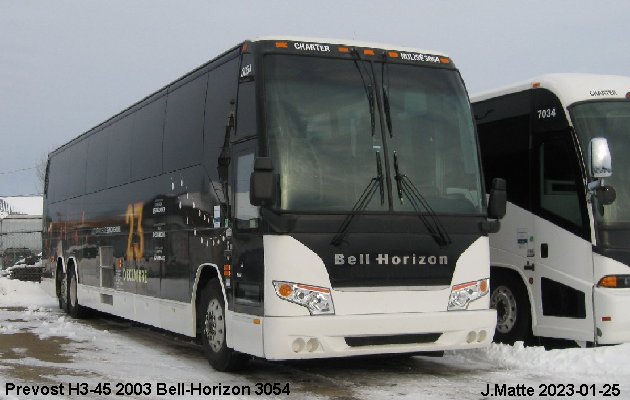 BUS/AUTOBUS: Prevost H3-45 2003 Bell-Horizon