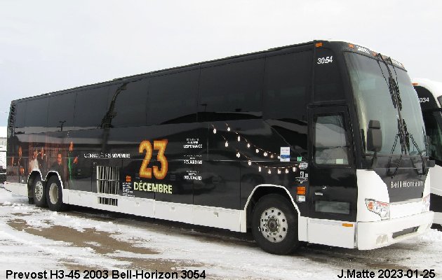 BUS/AUTOBUS: Prevost H3-45 2003 Bell-Horizon