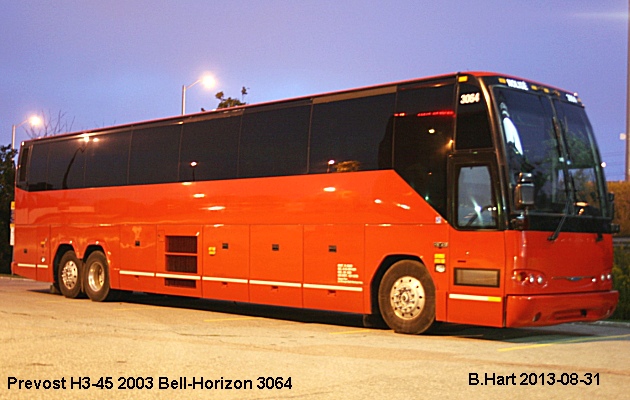 BUS/AUTOBUS: Prevost H3-45 2003 Bell-Horizon