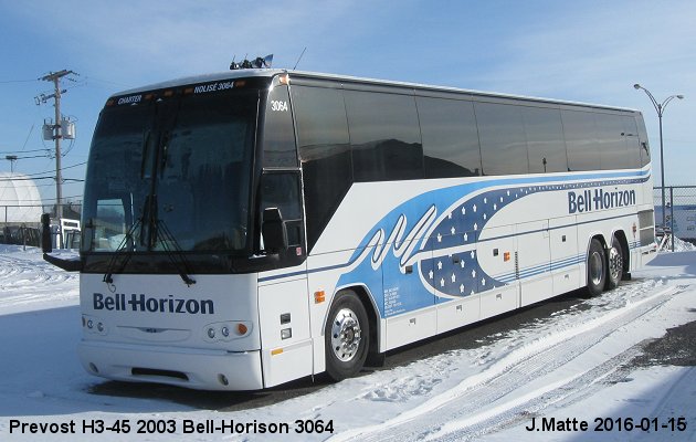 BUS/AUTOBUS: Prevost H3-45 2003 Bell-Horizon