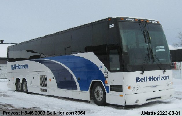 BUS/AUTOBUS: Prevost H3-45 2003 Bell-Horizon