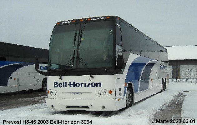 BUS/AUTOBUS: Prevost H3-45 2003 Bell-Horizon