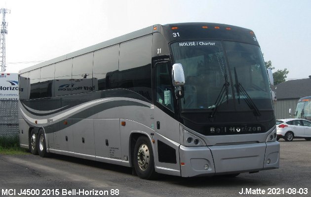 BUS/AUTOBUS: MCI J4500 2014 Bell-Horizon