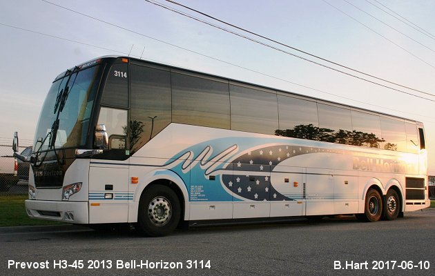 BUS/AUTOBUS: Prevost H3-45 2013 Bell-Horizon