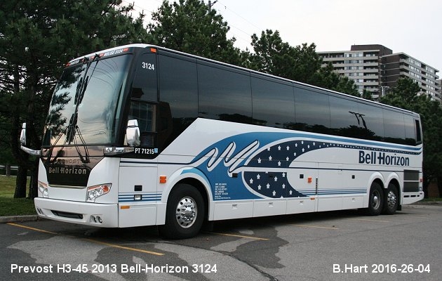BUS/AUTOBUS: Prevost H3-45 2013 Bell-Horizon