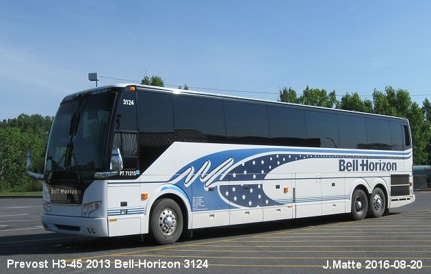 BUS/AUTOBUS: Prevost H3-45 2013 Bell-Horizon