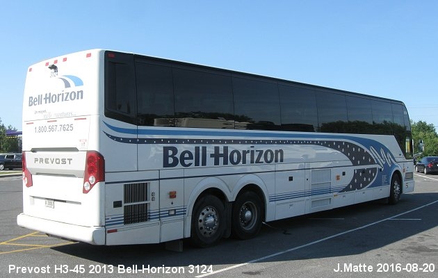 BUS/AUTOBUS: Prevost H3-45 2013 Bell-Horizon