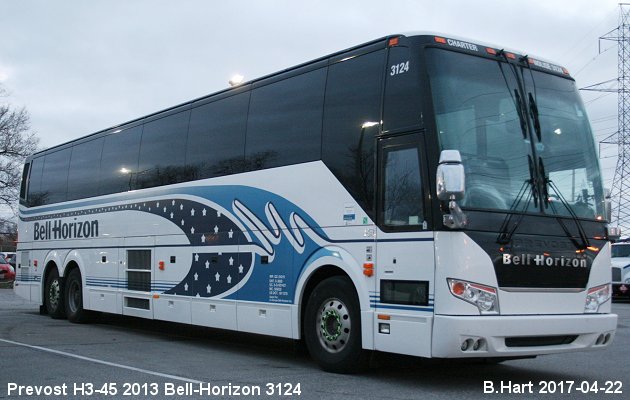 BUS/AUTOBUS: Prevost H3-45 2013 Bell-Horizon