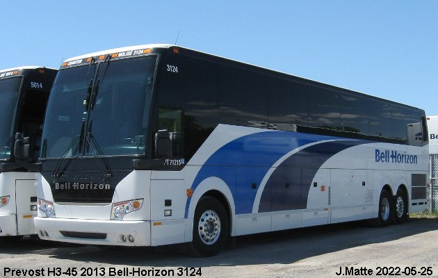 BUS/AUTOBUS: Prevost H3-45 2013 Bell-Horizon