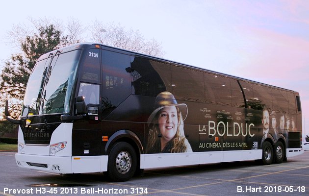 BUS/AUTOBUS: Prevost H3-45 2013 Bell-Horizon