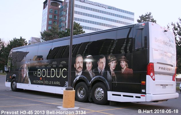 BUS/AUTOBUS: Prevost H3-45 2003 Bell-Horizon