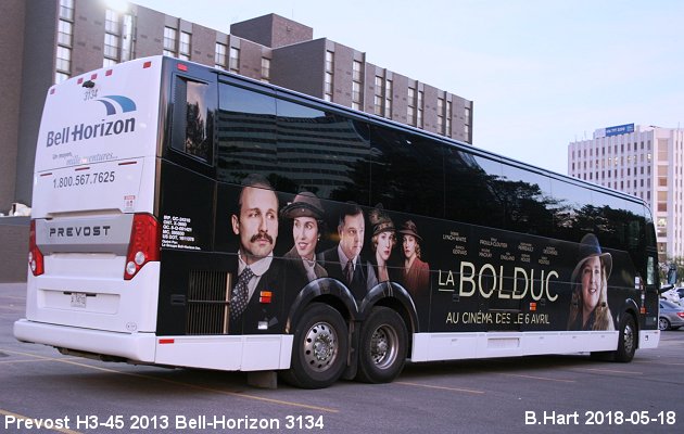 BUS/AUTOBUS: Prevost H3-45 2003 Bell-Horizon