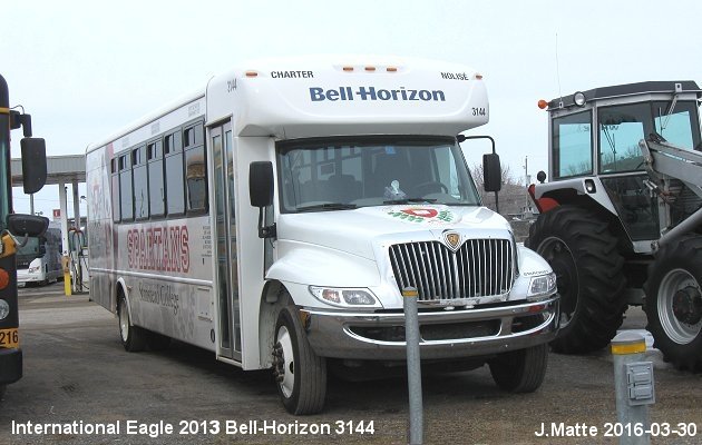 BUS/AUTOBUS: International Eagle 2013 Bell-Horizon
