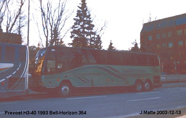 BUS/AUTOBUS: Prevost H3-40 1993 Bell-Horizon