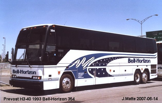 BUS/AUTOBUS: Prevost H3-41 1993 Bell-Horizon