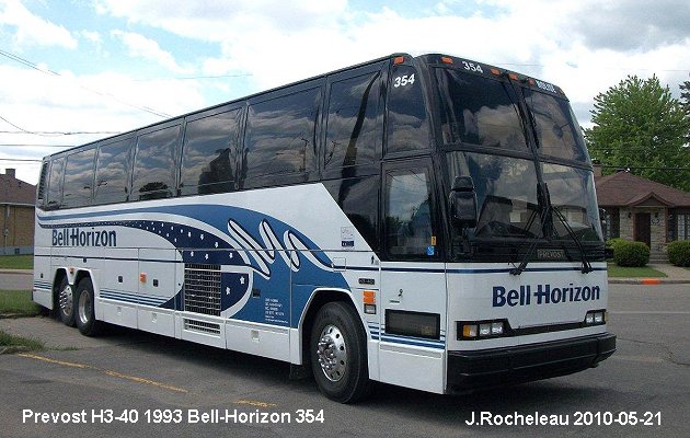 BUS/AUTOBUS: Prevost H3-40 1993 Bell-Horizon