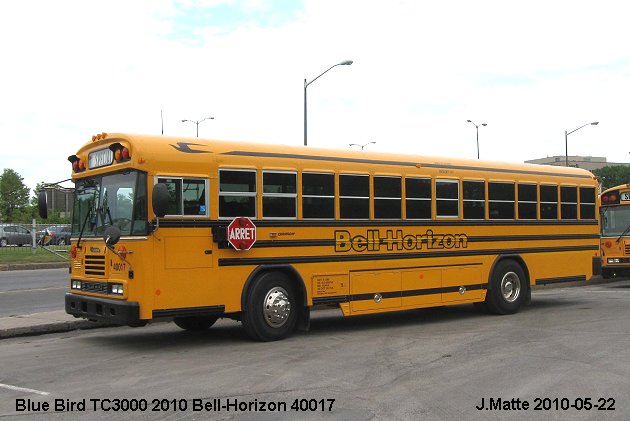 BUS/AUTOBUS: Blue Bird TC3000 GLX 2010 Bell-Horizon