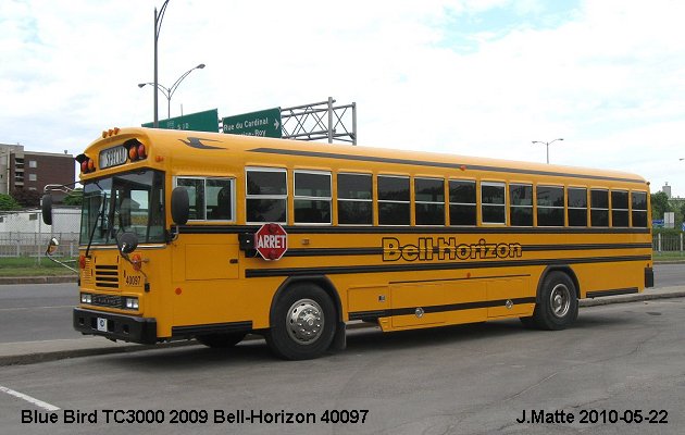 BUS/AUTOBUS: Blue Bird TC3000 2009 Bell-Horizon