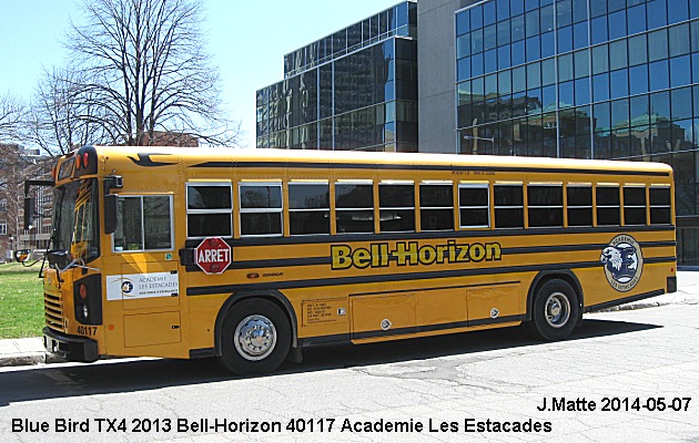 BUS/AUTOBUS: Blue Bird TC3000 2013 Bell-Horizon