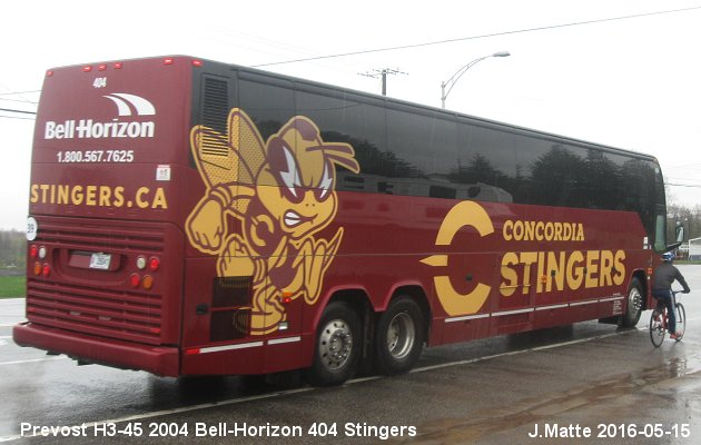 BUS/AUTOBUS: Prevost H3-45 2004 Bell-Horizon