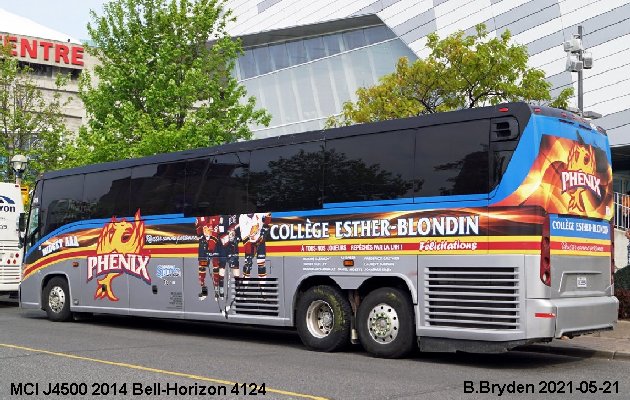 BUS/AUTOBUS: MCI J4500 2014 Bell-Horizon