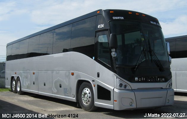BUS/AUTOBUS: MCI J4500 2014 Bell-Horizon