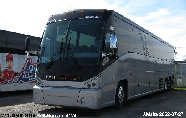 BUS/AUTOBUS: MCI J4500 2014 Bell-Horizon