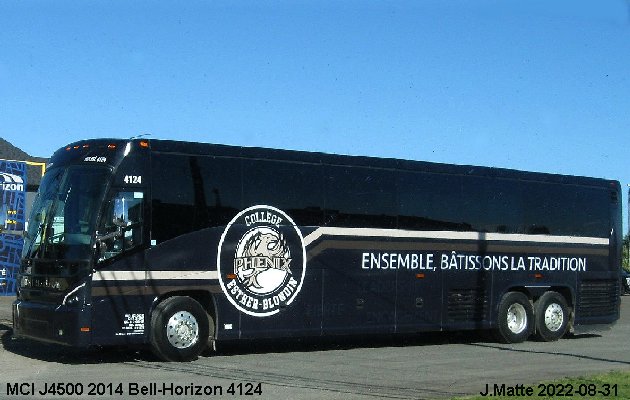 BUS/AUTOBUS: MCI J4500 2014 Bell-Horizon